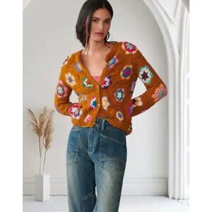 Tach Clothing Tabita Crochet Wool Cardigan
